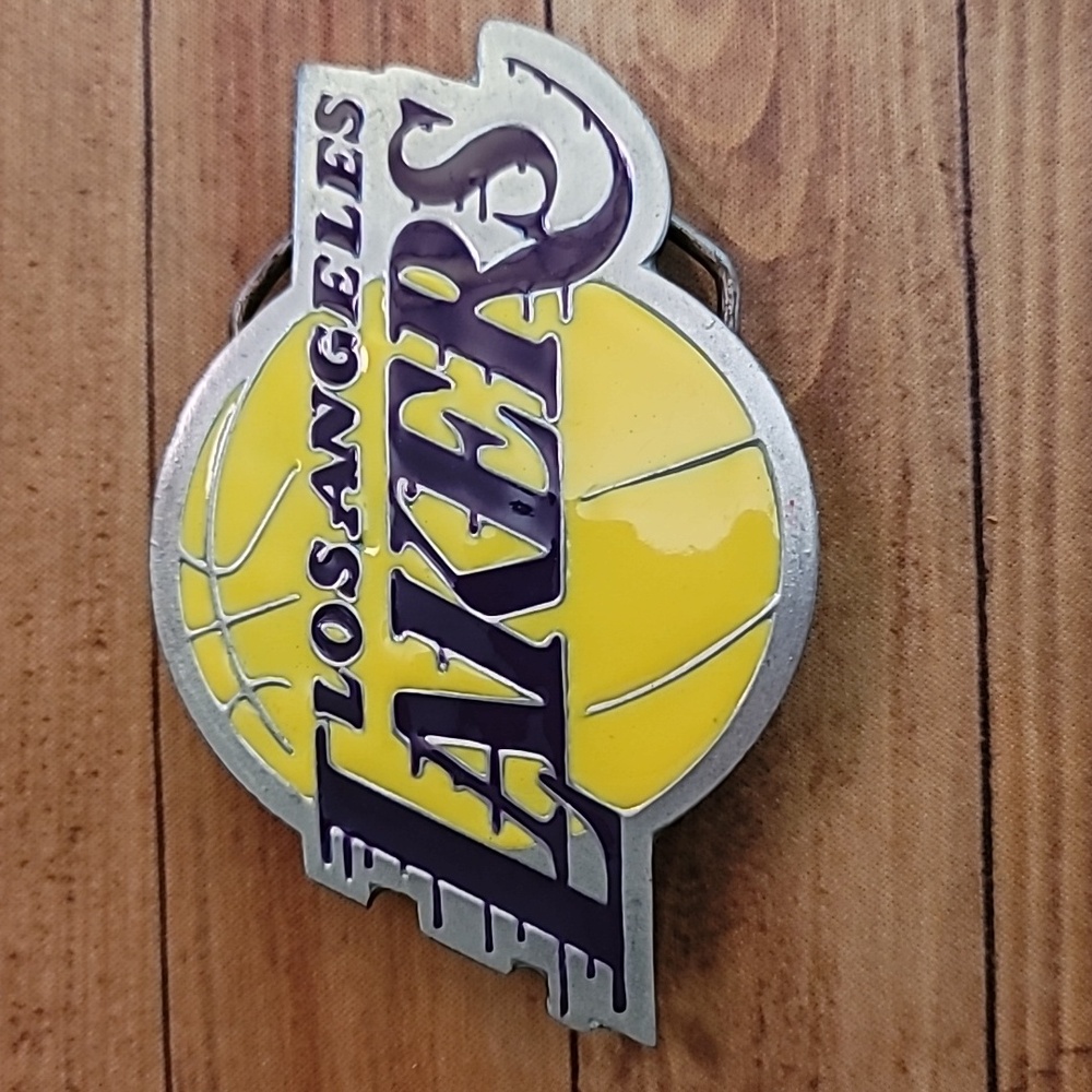 Los Angeles Lakers Belt Buckle NBA Basketball Logo Official License 2004 - Picture 7 of 7